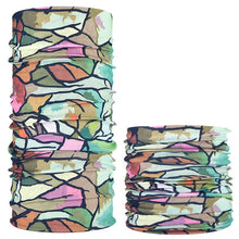 Load image into Gallery viewer, Magic turban Hiking Scarf Sport Headwear Women Reversible Bandanas Turban Hand Band Magic Scarves Outdoor Cycling Headband