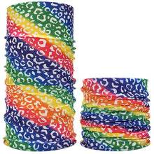 Load image into Gallery viewer, Magic turban Hiking Scarf Sport Headwear Women Reversible Bandanas Turban Hand Band Magic Scarves Outdoor Cycling Headband