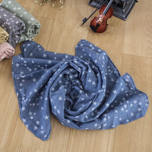 Load image into Gallery viewer, New Fashion Kids Star Print Scarf Spring Cotton Neckerchief Baby Boys Girls Cute Pentagram Warm Shawl And Scarves Hijabs