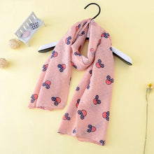 Load image into Gallery viewer, New Fashion Kids Star Print Scarf Spring Cotton Neckerchief Baby Boys Girls Cute Pentagram Warm Shawl And Scarves Hijabs