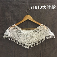 Load image into Gallery viewer, 2019 New Fashion Tassel Lace Scarf Women Fashion Hollow Out hijab scarf Spring Summer Elegant Ladies Shawl poncho foulard femme
