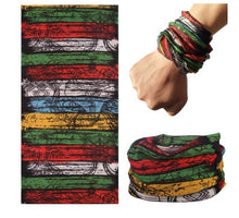 Load image into Gallery viewer, Magic turban Hiking Scarf Sport Headwear Women Reversible Bandanas Turban Hand Band Magic Scarves Outdoor Cycling Headband

