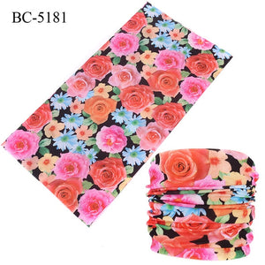 Magic turban Hiking Scarf Sport Headwear Women Reversible Bandanas Turban Hand Band Magic Scarves Outdoor Cycling Headband