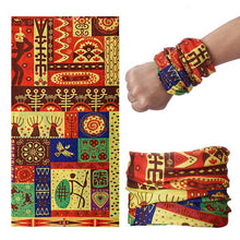 Load image into Gallery viewer, Magic turban Hiking Scarf Sport Headwear Women Reversible Bandanas Turban Hand Band Magic Scarves Outdoor Cycling Headband
