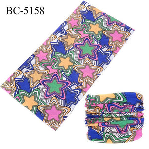 Magic turban Hiking Scarf Sport Headwear Women Reversible Bandanas Turban Hand Band Magic Scarves Outdoor Cycling Headband