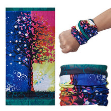 Load image into Gallery viewer, Magic turban Hiking Scarf Sport Headwear Women Reversible Bandanas Turban Hand Band Magic Scarves Outdoor Cycling Headband
