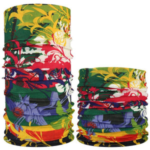 Magic turban Hiking Scarf Sport Headwear Women Reversible Bandanas Turban Hand Band Magic Scarves Outdoor Cycling Headband