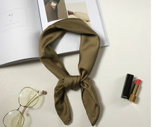 Load image into Gallery viewer, 2020 New women&#39;s silk scarf fashion Color Block printed bandana lady square scarves soft bags SCARF shawl
