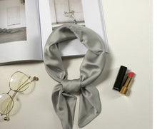 Load image into Gallery viewer, 2020 New women&#39;s silk scarf fashion Color Block printed bandana lady square scarves soft bags SCARF shawl
