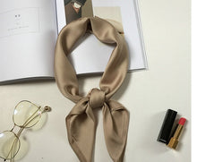 Load image into Gallery viewer, 2020 New women&#39;s silk scarf fashion Color Block printed bandana lady square scarves soft bags SCARF shawl
