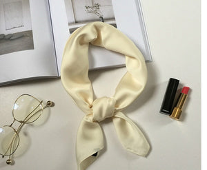 2020 New women's silk scarf fashion Color Block printed bandana lady square scarves soft bags SCARF shawl