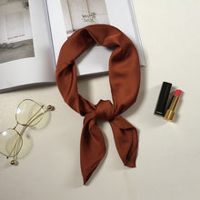 Load image into Gallery viewer, 2020 New women&#39;s silk scarf fashion Color Block printed bandana lady square scarves soft bags SCARF shawl
