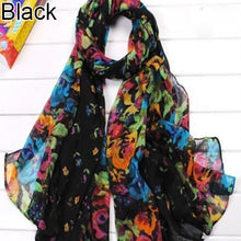 Load image into Gallery viewer, Women Fashion Flower Floral Print Soft Long Wrap Scarf Stole Shawl Xmas Gift
