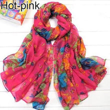Load image into Gallery viewer, Women Fashion Flower Floral Print Soft Long Wrap Scarf Stole Shawl Xmas Gift
