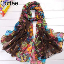 Load image into Gallery viewer, Women Fashion Flower Floral Print Soft Long Wrap Scarf Stole Shawl Xmas Gift
